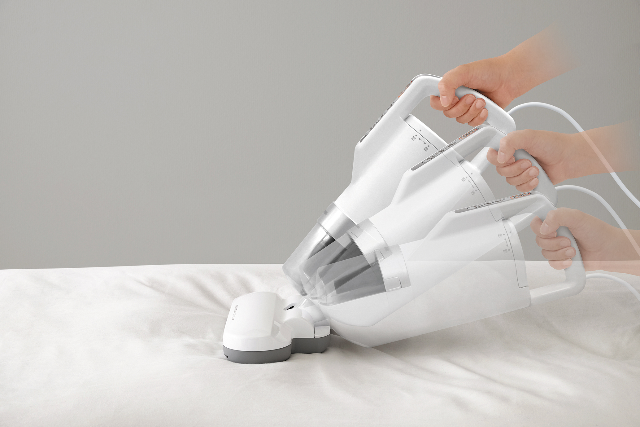 Iris Ohyama IC-FAC2 Super Suction Duvet Cleaner, Equipped with Dust Mite  Sensor, Beating, Approx. 6,000 Times/Min 