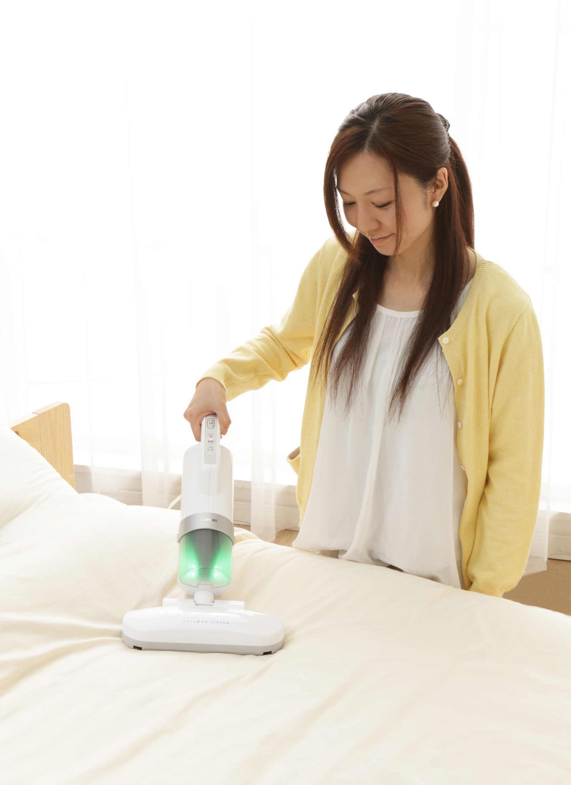 moquette divano Quilt Cleaner IC-FAC-2 Iris Ohyama Aspirapolvere antiacaro / antibatterico per materassi cuscini 